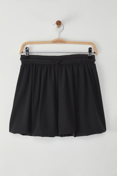 TRENDYOLMİLLA Women's Gray Plain Short / Mini Bubble skirt Balloon Skirts - Image 4
