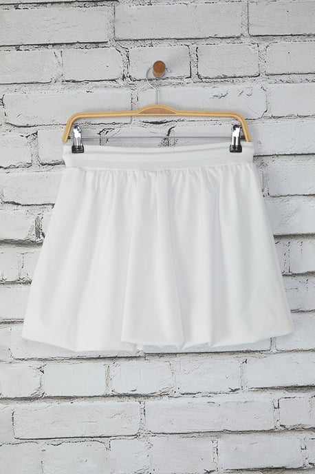 TRENDYOLMİLLA Women's White Plain Short / Mini Bubble skirt Balloon Skirts - Image 5