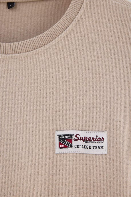 TRENDYOL MAN Men's Gray Slogan Long Oversize Sweatshirts - Image 4
