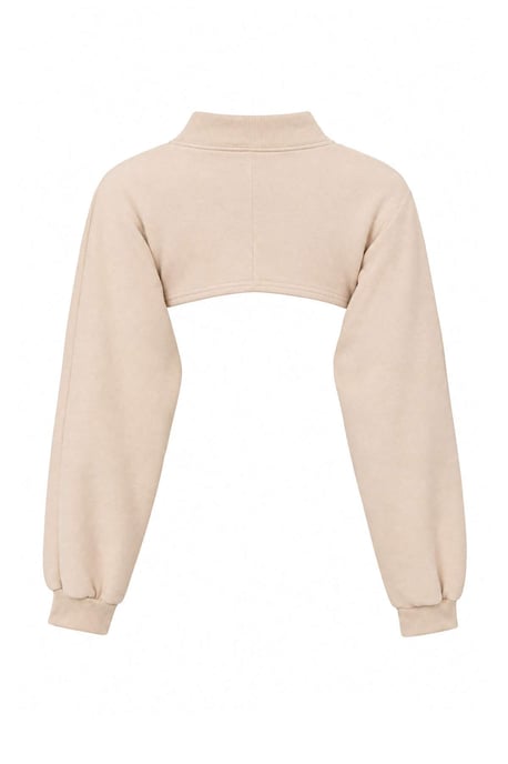 TRENDYOLMİLLA Dam Grå Enfärgad Lång Regular fit Sweatshirts - Image 2