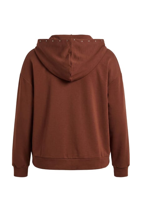 Trendyol Curve Dam Brun Enfärgad Lång, Figursydd Stora storlekar Sweatshirts - Image 2