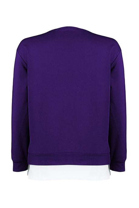 Trendyol Curve Dam Lila Enfärgad Lång Oversize Plus size Sweatshirts - Image 5