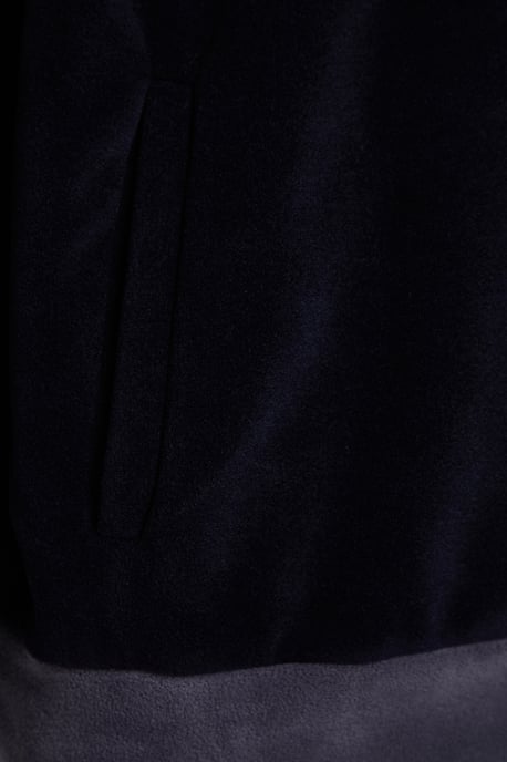 TRENDYOL MAN Men's Dark blue Color block Long Oversize Sweatshirts - Image 4