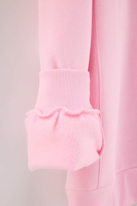 Trendyol Curve Dames Effen Lang Oversized Grote maten Sweatshirts - Image 2