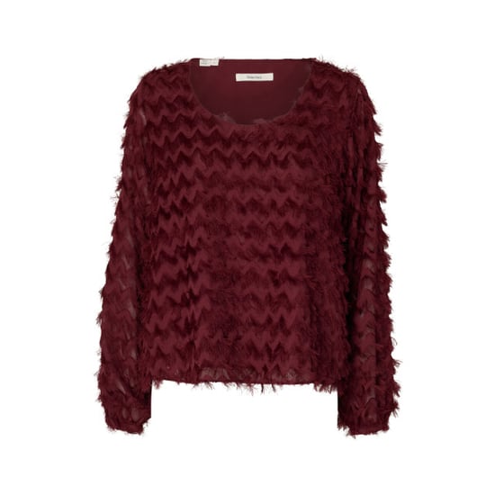 Selected Femme slwmyla ls relaxed top 16102248 tawny port - Image 1