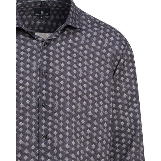 State of Art Casual overhemd donker - Image 3