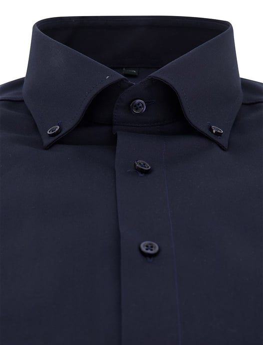 Overhemd Venti Donkerblauw strijkvrij button-down boord - Image 3