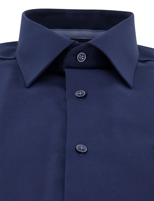 Overhemd Venti strijkvrij lange mouwen donkerblauw comfort fit - Image 3