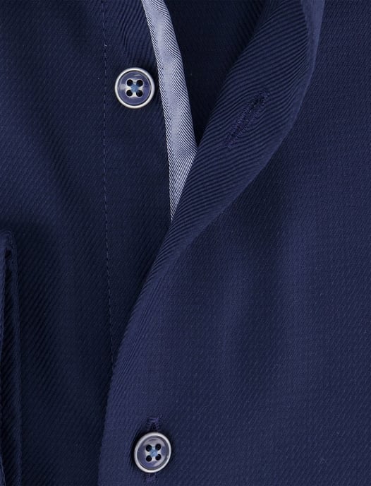 Overhemd Venti strijkvrij lange mouwen donkerblauw comfort fit - Image 4