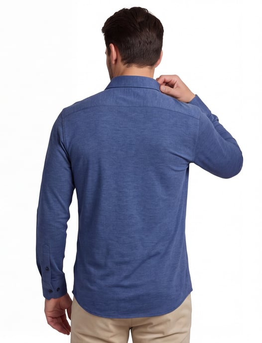 Olymp overhemd Modern Fit donkerblauw - Image 2