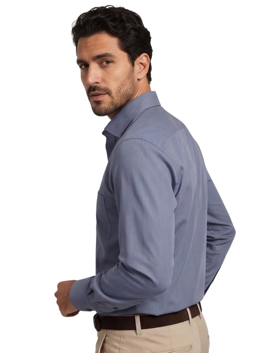 Casa Moda overhemd donkerblauw semi wide spread boord - Image 2