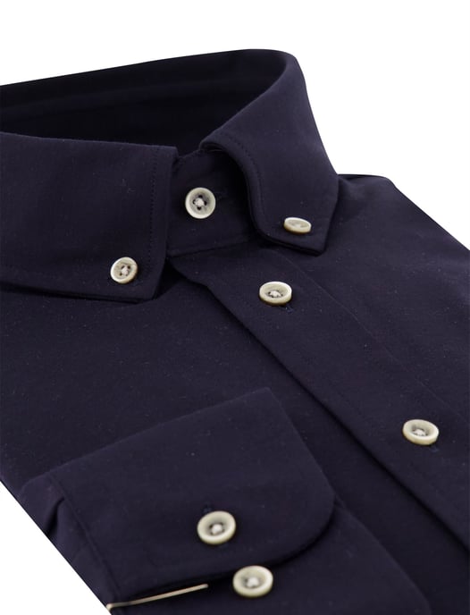Overhemden Giordano donkerblauw jersey - Image 3