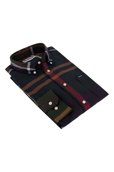 Barbour casual overhemd geruit donkerblauw - Image 3