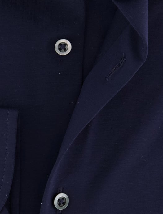 Overhemd Venti wijde fit donkerblauw wide spread - Image 4