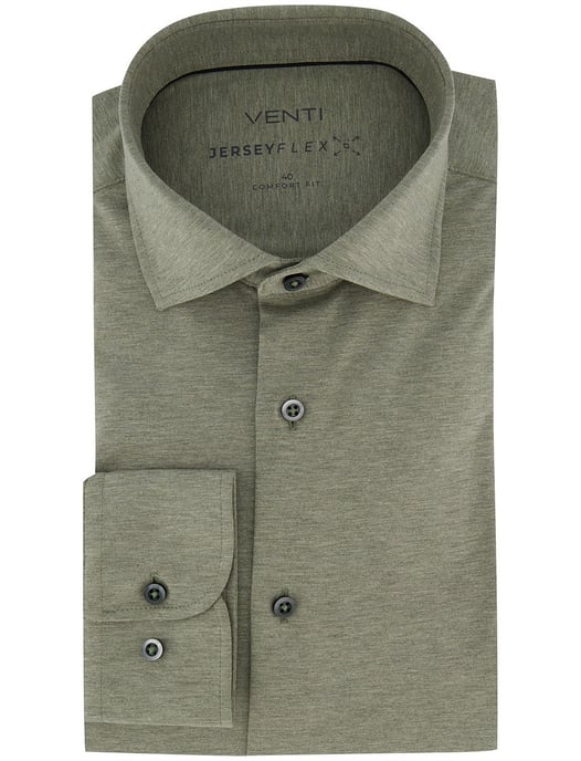 Overhemd groen comfort fit jerse Venti - Image 2