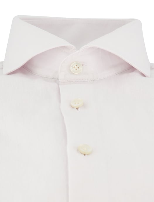 Overhemd John Miller Slim Fit wit linnen - Image 3