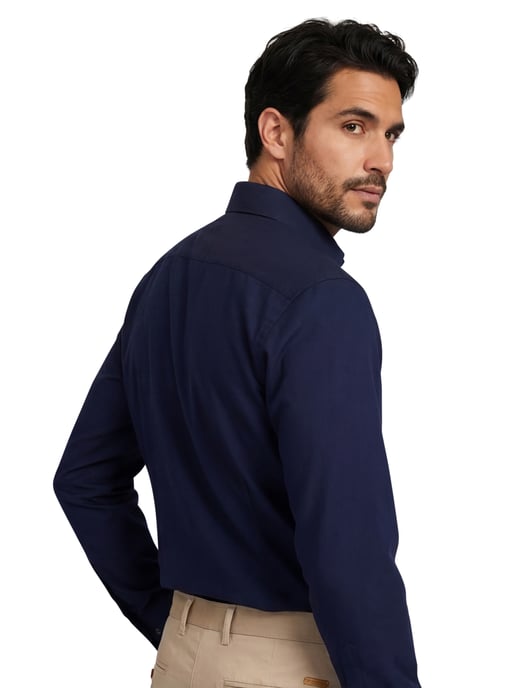 Casa Moda overhemd donkerblauw strijkvrij Comfort Fit - Image 2