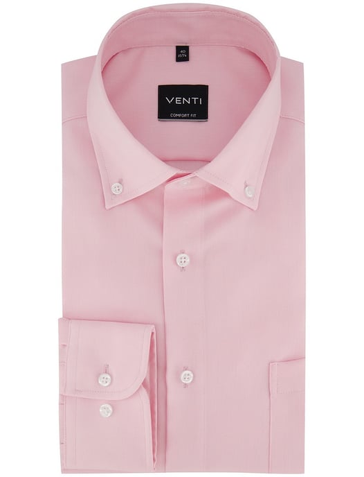 Overhemd Venti casual lange mouwen comfort fit roze - Image 2