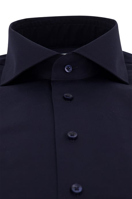 Michaelis business overhemd Slim Fit donkerblauw effen - Image 4