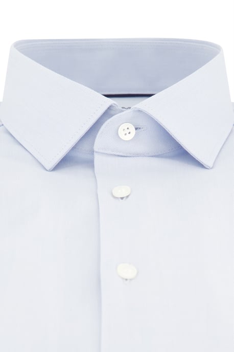katoenen Olymp overhemd lichtblauw effen slim fit - Image 4