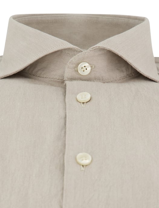 Overhemd John Miller beige katoen normale fit - Image 3