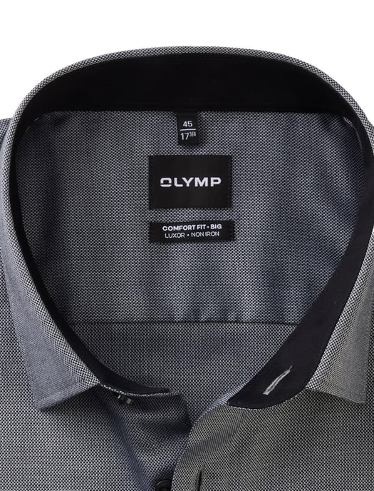 grijs Olymp Big&Tall overhemd Comfort Fit - Image 2