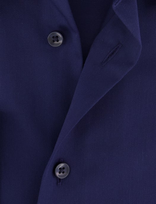 Eterna overhemd donkerblauw strijkvrij lange mouw - Image 4