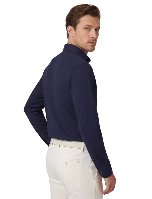 John Miller tailored fit overhemd donkerblauw - Image 2