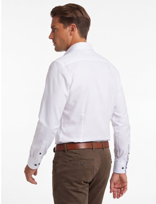 Overhemd Oymp wit Comfort Fit strijkvrij - Image 2
