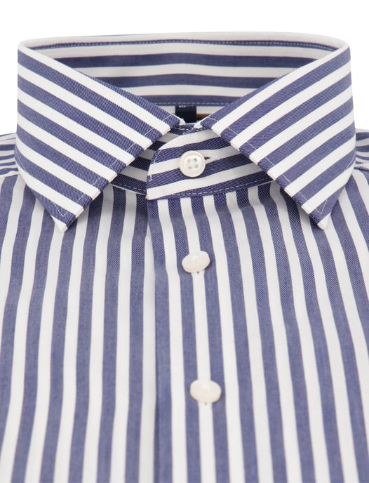 Zakelijk overhemd Olymp blauw strijkvrij - Image 3
