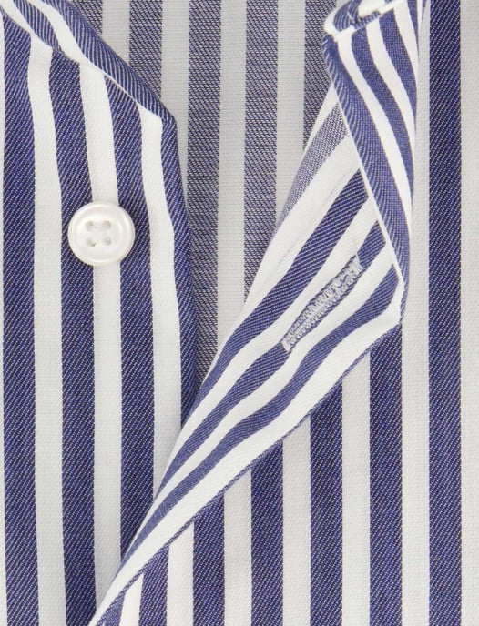 Zakelijk overhemd Olymp blauw strijkvrij - Image 4