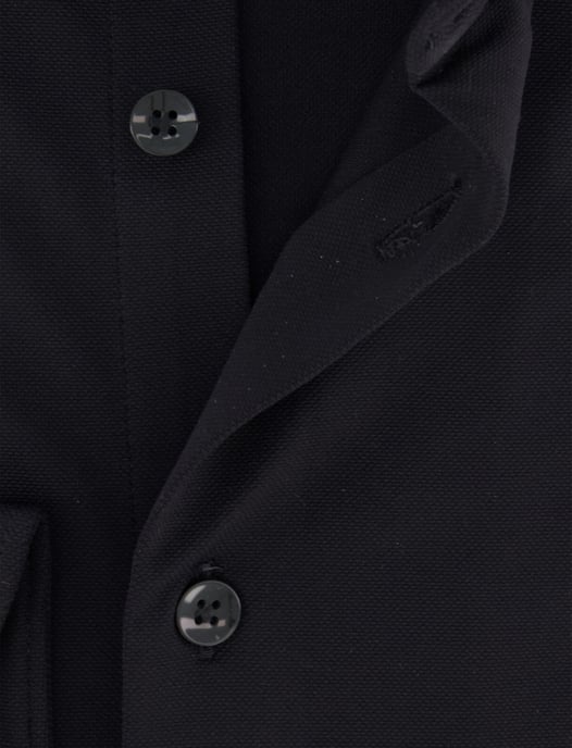 John Miller tailored fit knitted overhemd zwart - Image 4