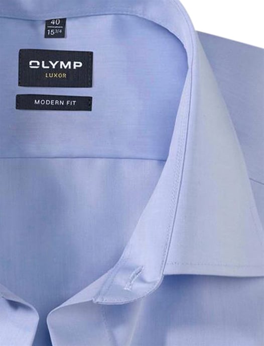 Overhemd Olymp licht blauw modern fit kreukvrij - Image 3
