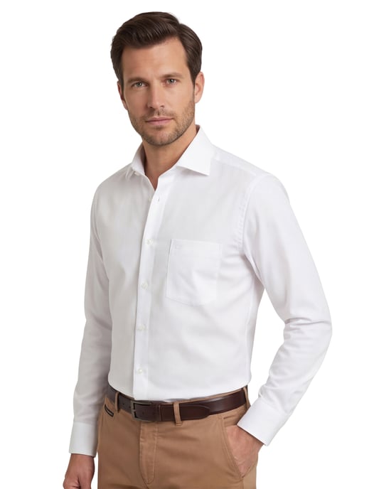 Overhemd Casa Moda wit Comfort Fit - Image 1