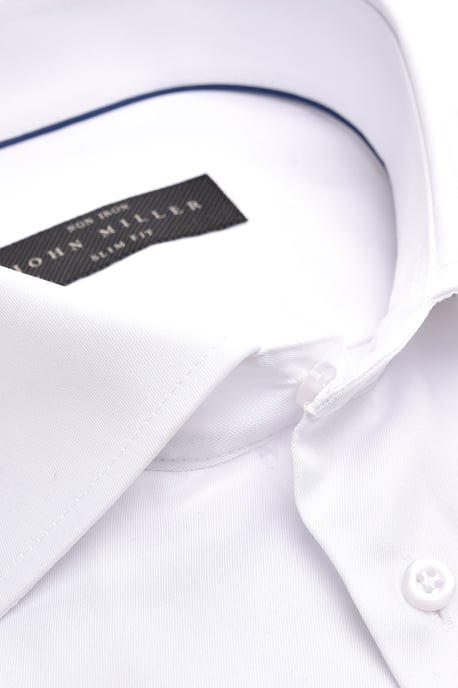 Overhemd John Miller strijkvrij wit Slim Fit - Image 2