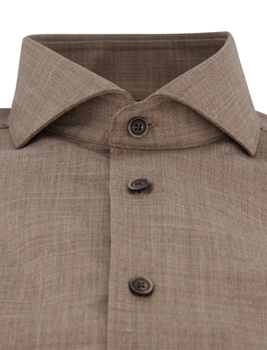 Overhemd John Miller beige - Image 3