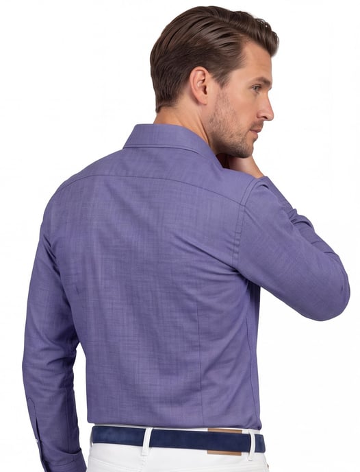 John Miller overhemd Tailored Fit blauw - Image 2