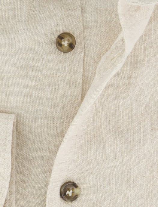 Beige linnen John Miller overhemd - Image 4