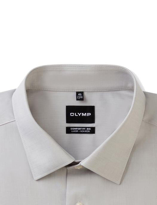 Overhemd Olymp Luxor Comfort Fit grijs lange mouw - Image 3