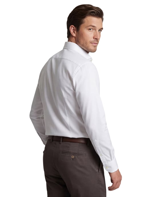 Overhemd Profuomo Sky Blue Slim Fit wit - Image 2