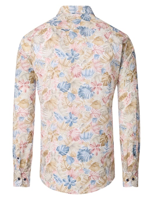 Casa Moda overhemd printje beige wijde fit katoen - Image 2