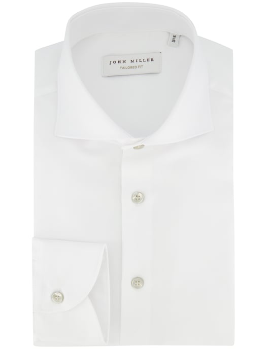 Overhemd Tailored Fit John Miller wit normale fit - Image 2