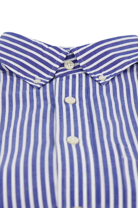 Katoenen Gant casual overhemd normale fit blauw gestreept - Image 3