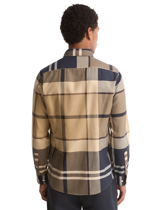 Overhemd Barbour Tailored Fit camel geruit - Image 2