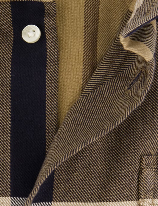 Overhemd Barbour Tailored Fit camel geruit - Image 4