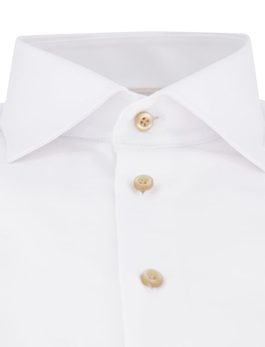 John Miller tailored fit overhemd wit effen - Image 3
