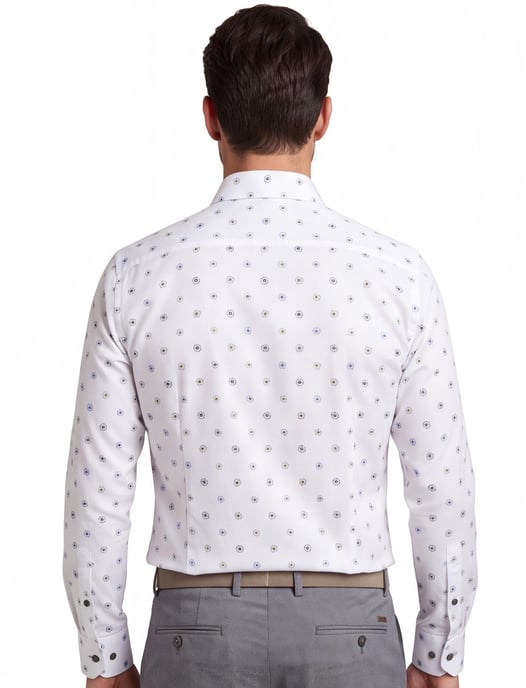 John Miller overhemd bloemen Tailored Fit - Image 2