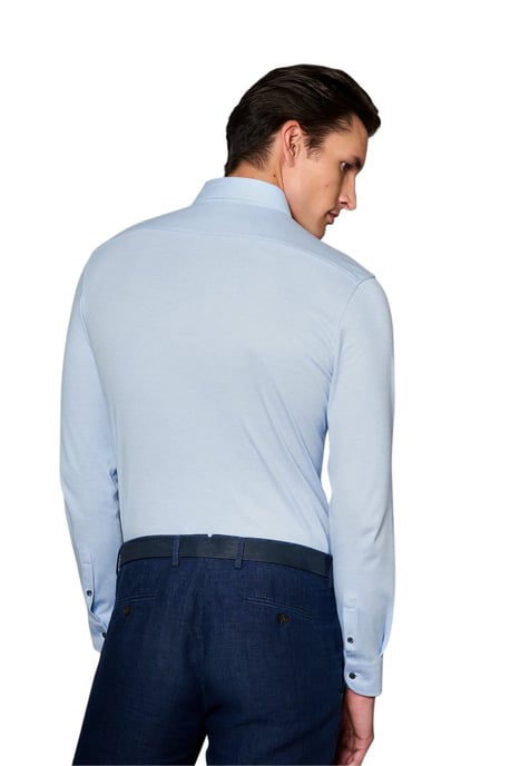 Desoto business overhemd lichtblauw effen katoen slim fit - Image 2