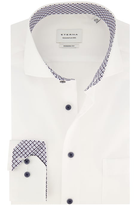 Eterna Modern Fit overhemd normale fit wit effen - Image 1