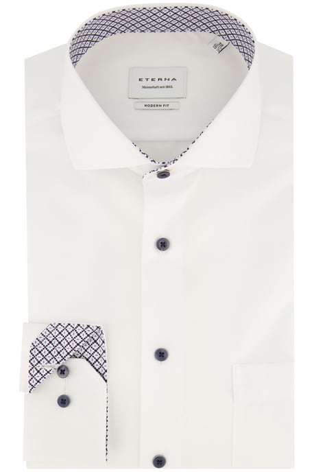 Eterna Modern Fit overhemd normale fit wit effen - Image 2